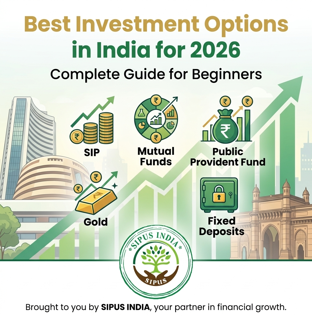 **Best Investment Options in India for 2026 – Complete Guide for Beginners | SIPUS INDIA**